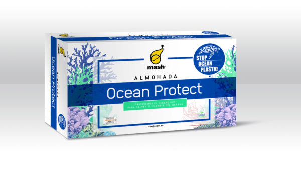 Almohada Stop Ocean Plastic - Imagen 2